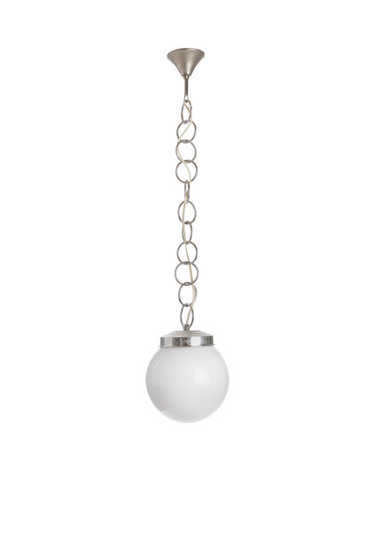 Design Hanging Lamp, Glass Ball on Chain