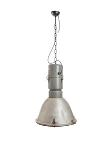 Nalopen - feb 2025 - Industriele Hanglamp, Metaal met Glas, Pools