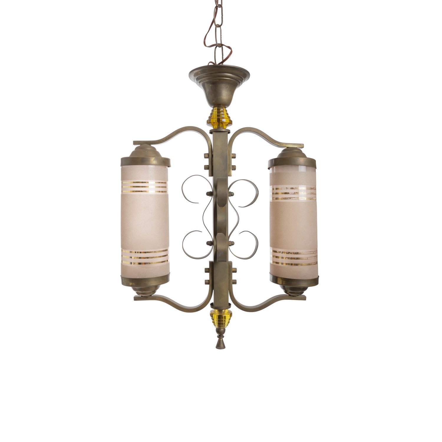 Fraaie Hanglamp, Glazen Cilinders -