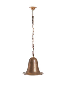 Antique Hanging Lamp, Copper Chalice