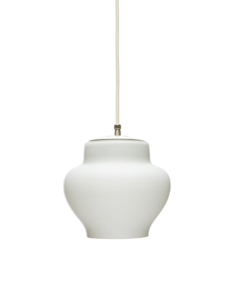 hanging lamp, white glass