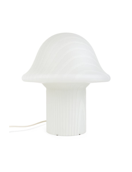 Design lamp, glass lamp in mushroom shape