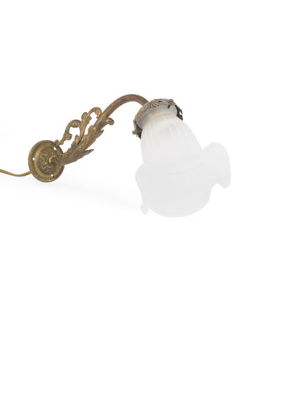 Wandlamp Klassiek, Zwanenhals met Rokkapje