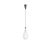 Vintage pendant lamp, white glass