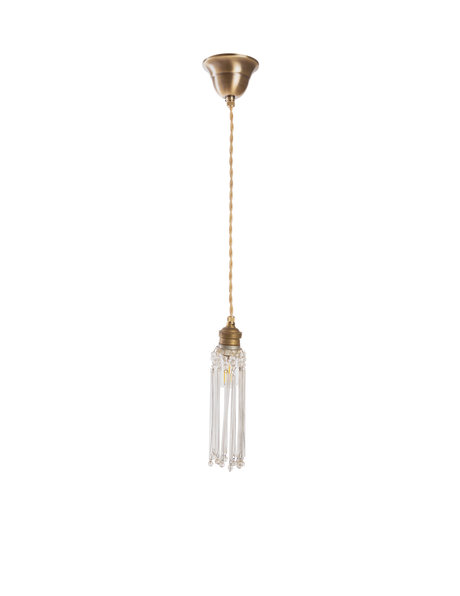 Small pendant lamp, glass rods