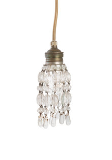 Small Hanging Lamp, Glass Beads