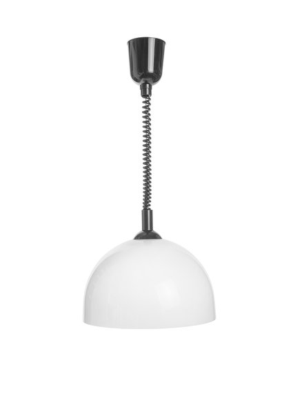 Hanging lamp, White Plastic on Pull pendant