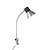 Jaren 40 bureaulamp, chroom met zwart