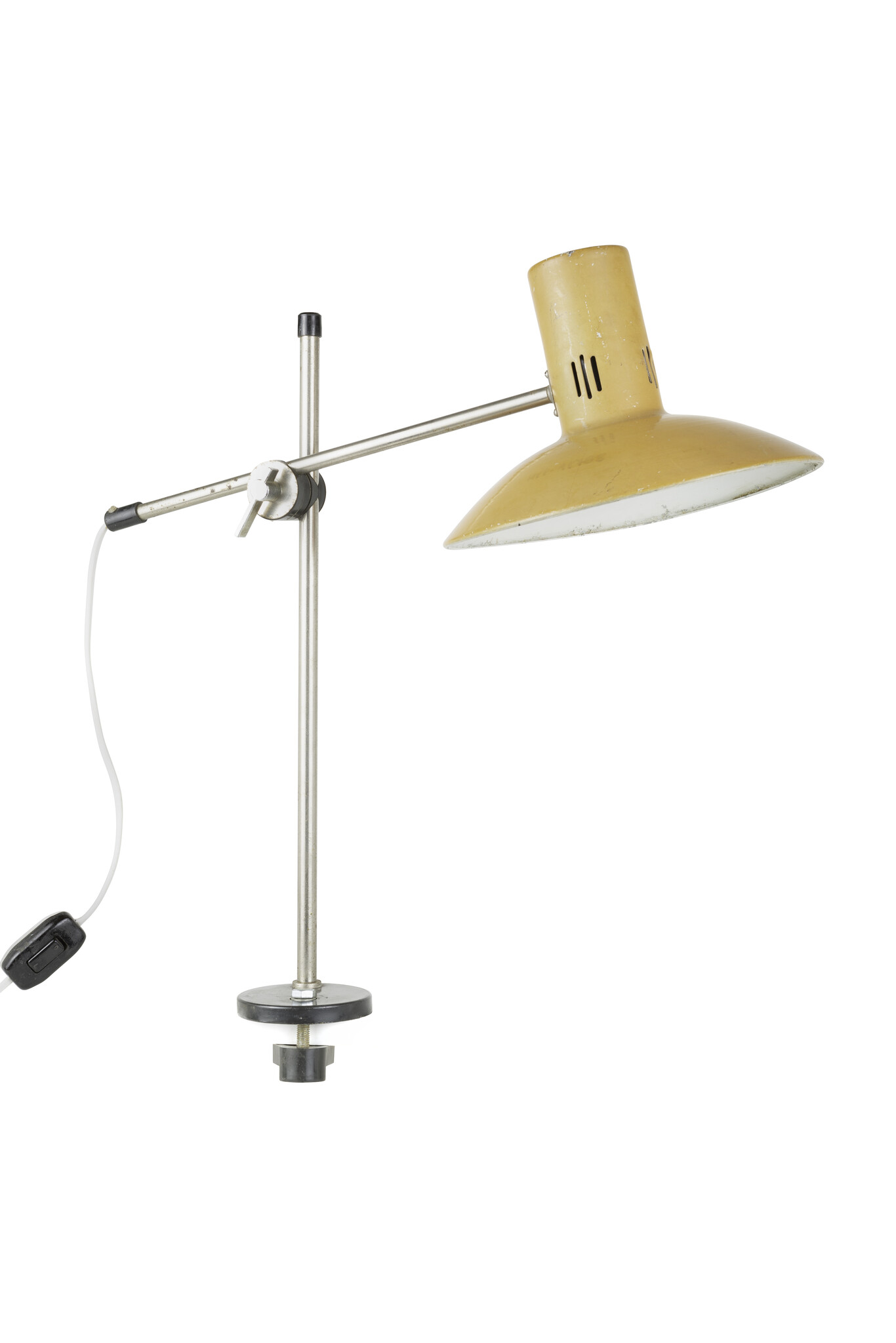 Vintage Desk Lamp, Fishing Rod Lamp, Orange - Lamplord - Vintage Lighting