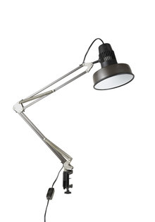 gemakkelijk stil Grootste Vintage Bureaulamp, Bruin, Jaren 60 - Lamplord