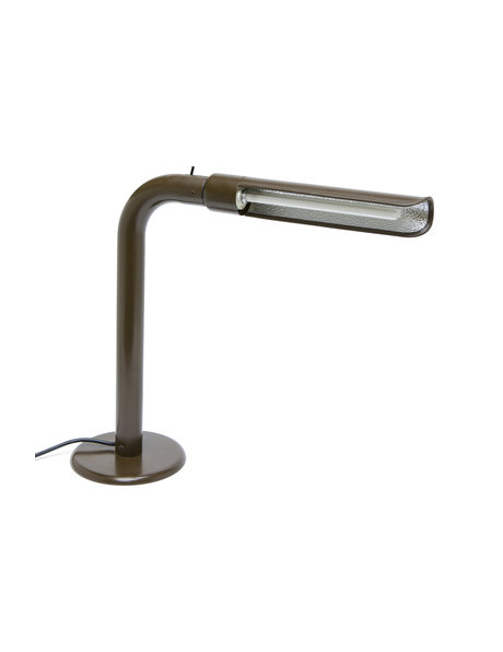 desk Lamp "Haakse Hoek", brown