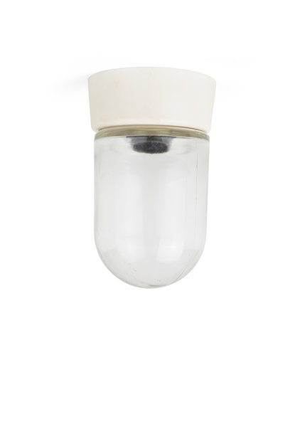 Glass Ceiling Lamp, Clear Glass