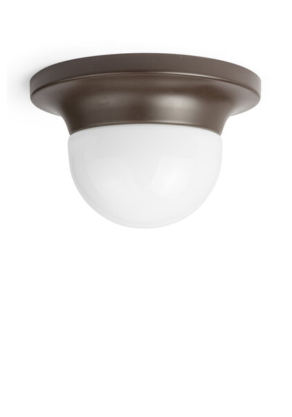Vintage Plafondlamp, Bruin-Wit