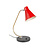 Red-black design desk lamp