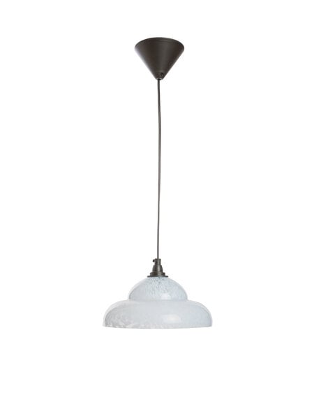 Hanglampje, glas, gewolkt, licht blauw