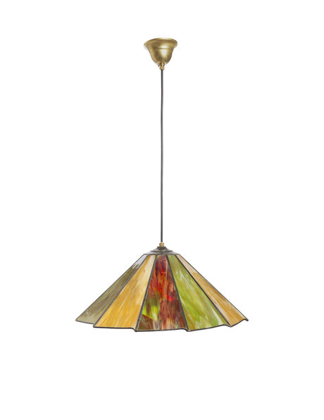 Stained glass hanging lamp, all colours