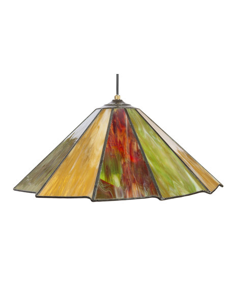 Stained glass hanging lamp, all colours