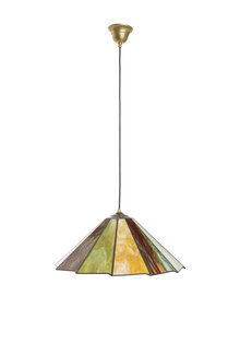 Glass Hanging Lamp, Stained Glass