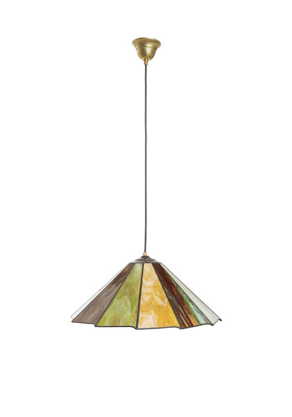 Glass Hanging Lamp, Stained Glass