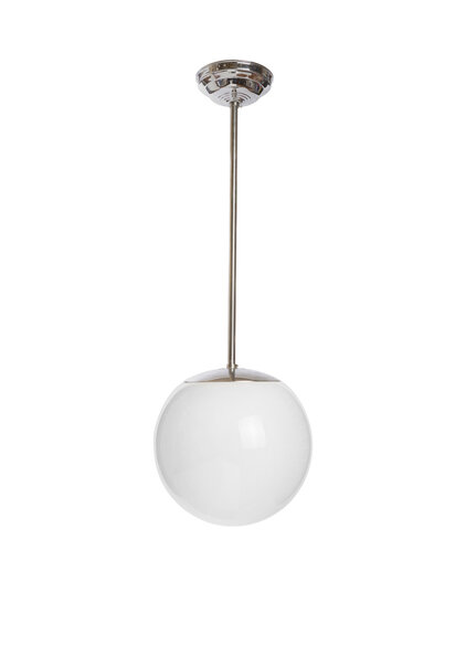 Oude Schoollamp, Pendellamp, Witte Bol