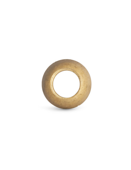 Messing moer, rond, 1.6 cm, M10x1