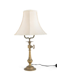 Small Table Lamp, Gas Fixture