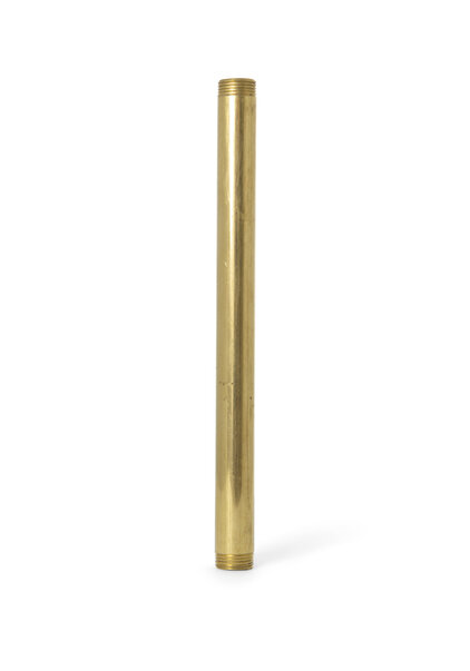 Pipe, 15 cm / 5.9 inch, M13x1, Pollished Brass