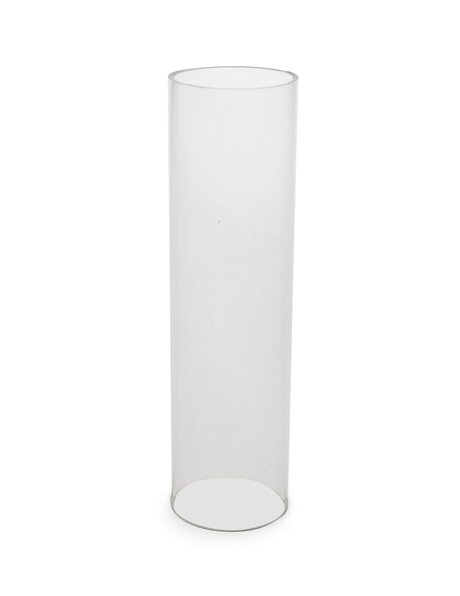 Long cylinder, glass shade for oil lamp 25 cm