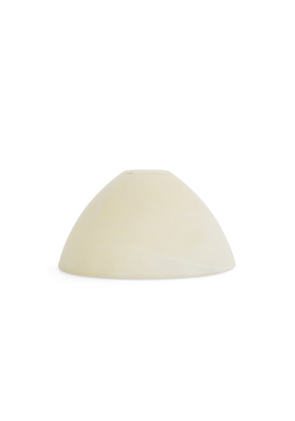 Light Yellow Glass Lampshade, Thick Glass