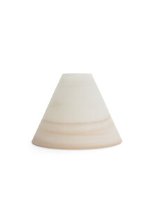 Conical Lampshade, Sand-colored Glass