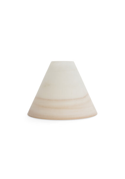 Conical Lampshade, Sand-colored Glass