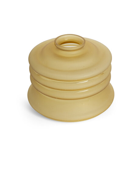 Vintage lampshade, brown glass, special shape