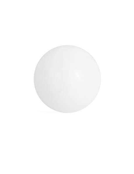 White lamp glass, sphere, 15 cm ( 5.9 inch) diameter