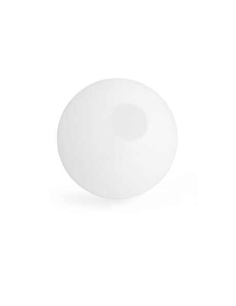 White lamp glass, sphere, 15 cm ( 5.9 inch) diameter