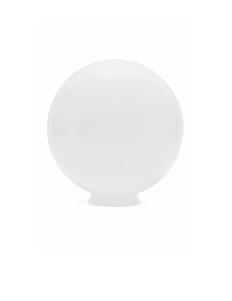 Lamp glass, white sphere lamp shade, 20 cm (7.9 inch) diameter