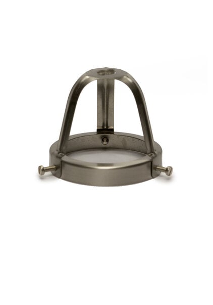 Kaphouder, Mat Nikkel, Open, Hoog Model, 6 cm