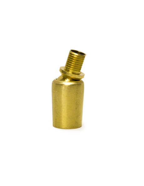 Brass ball joint (swing unit),  M10x1, male-female