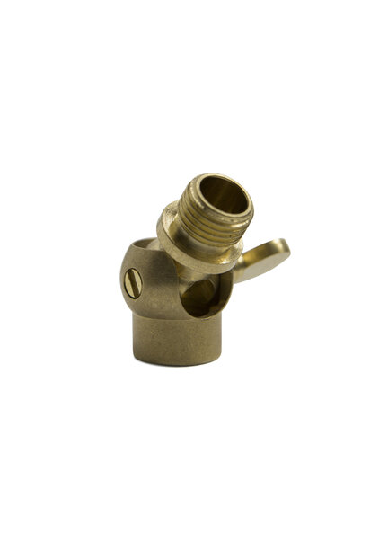 Swivel (Elbow Joint) with Wing Nut, M10x1