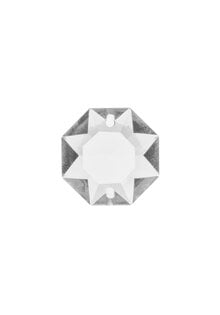 Crystal Bead, Octagon, 1.6 cm, Bag of 10