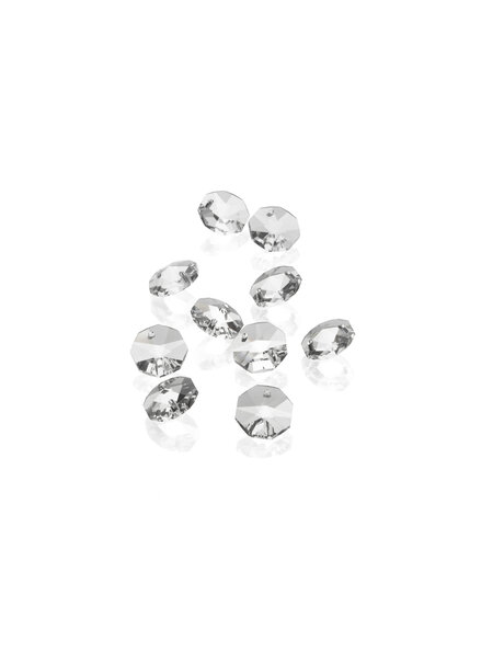 Octagon, one hole, double point (10 pcs) 1.4 cm