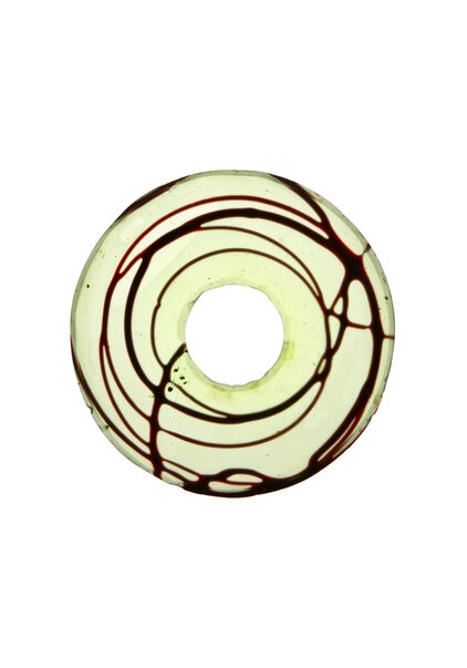 Green Glass Chandelier Dish