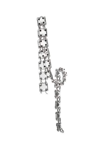 Glass Chandelier Beads Square