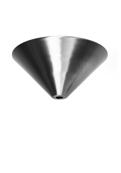 Ceiling Cap, Matt Nickel, Tapered