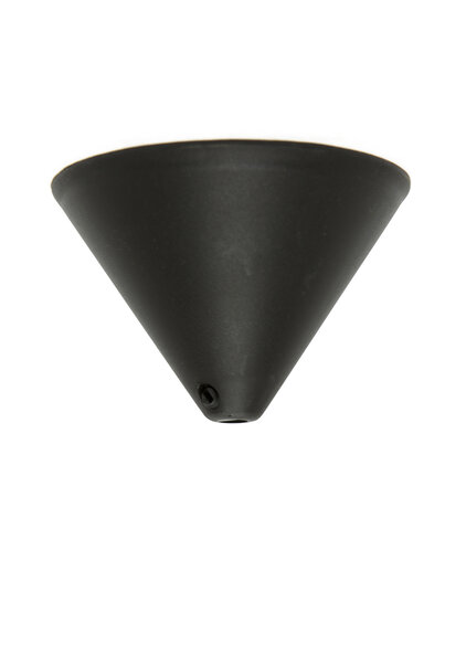 Ceiling Cap Black Plastic