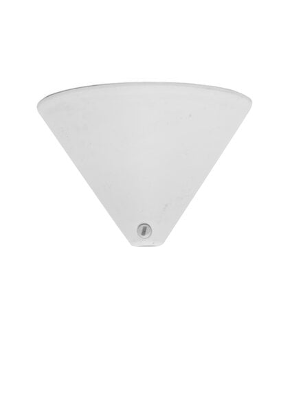 Ceiling Cap, White, With Strain Relief (Cord Grip)
