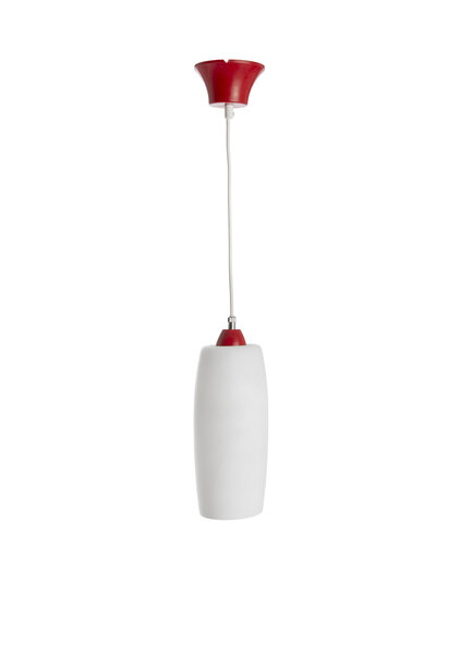 Pipo Hanging Lamp with Red Nose, 1950s