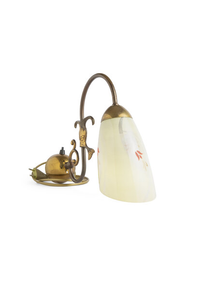 Vintage Wandlamp, Jaren 50, Vis