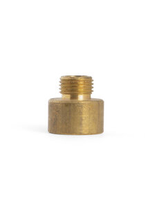 Vintage Pipe Reducer, From 1.3 cm to 1.0 cm, Brass