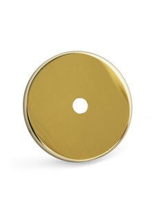 Cover plate, Shiny Gold Colored 7.2 cm (2.8 inch)