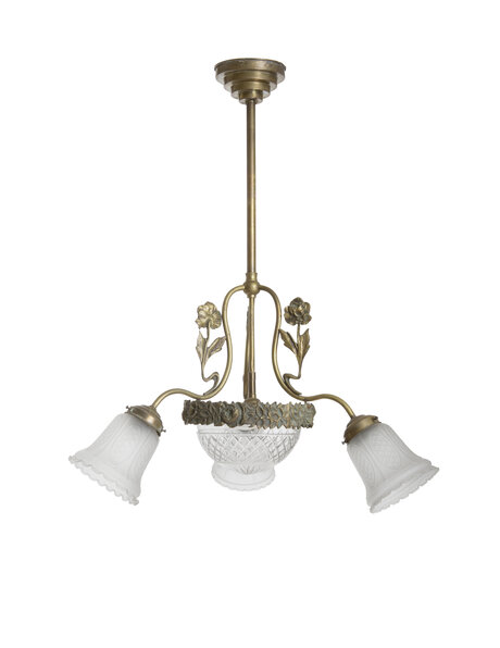 Classic hanging lamp, rose fixture